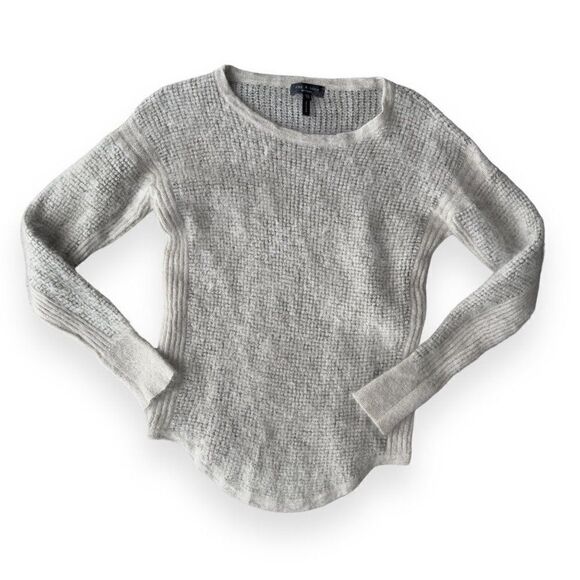 Rag & Bone Mohair Longsleeve Round Neck Sweater Grey Women's XS - Picture 1 of 5